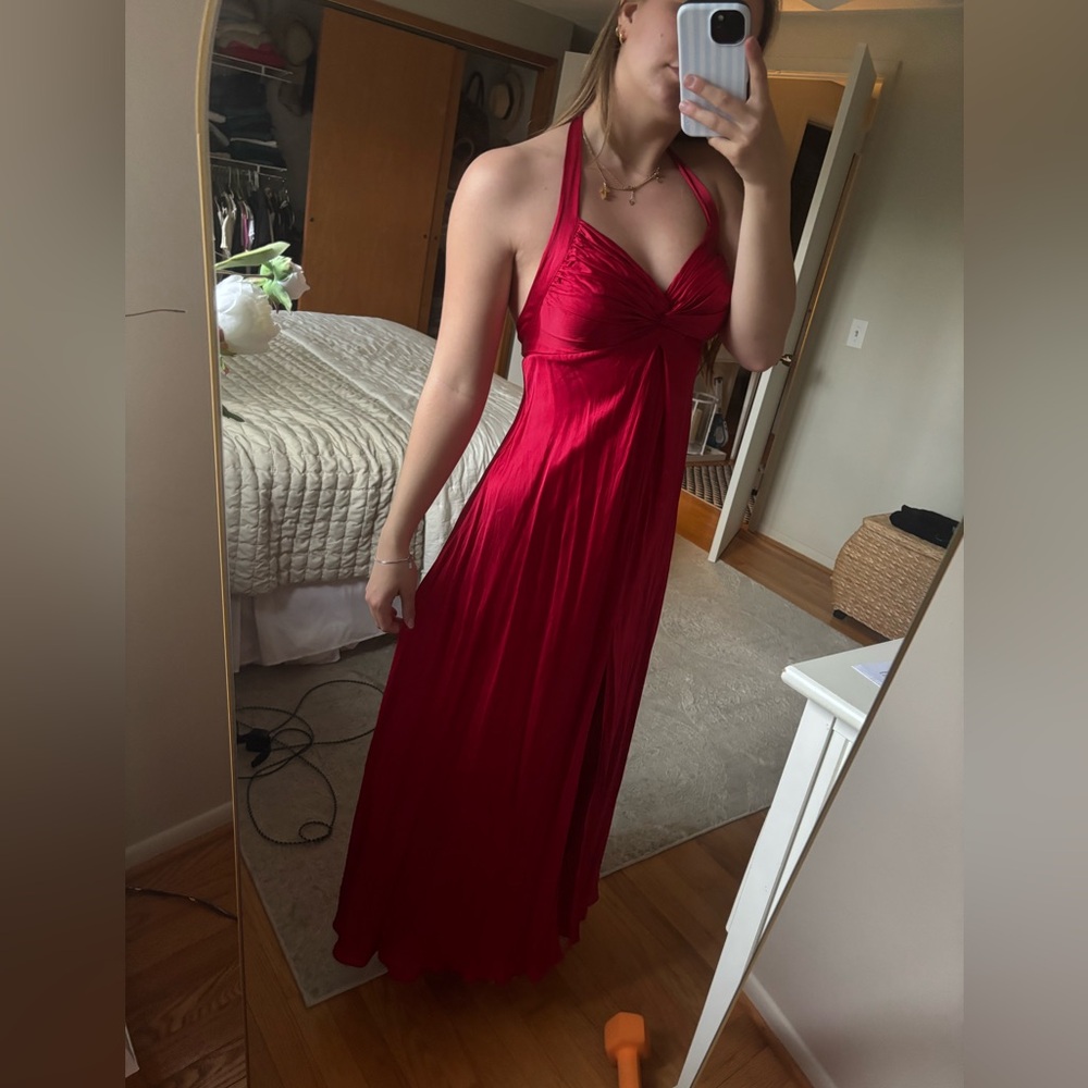 Vintage 1990s Victoria Secret Satin Maxi Dress - Picture 3 of 8